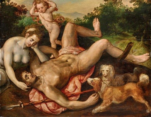 The Death of Adonis — Frans Floris