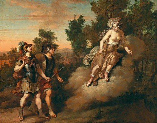 The Goddess Diana appearing before two soldiers — Gerard Hoet