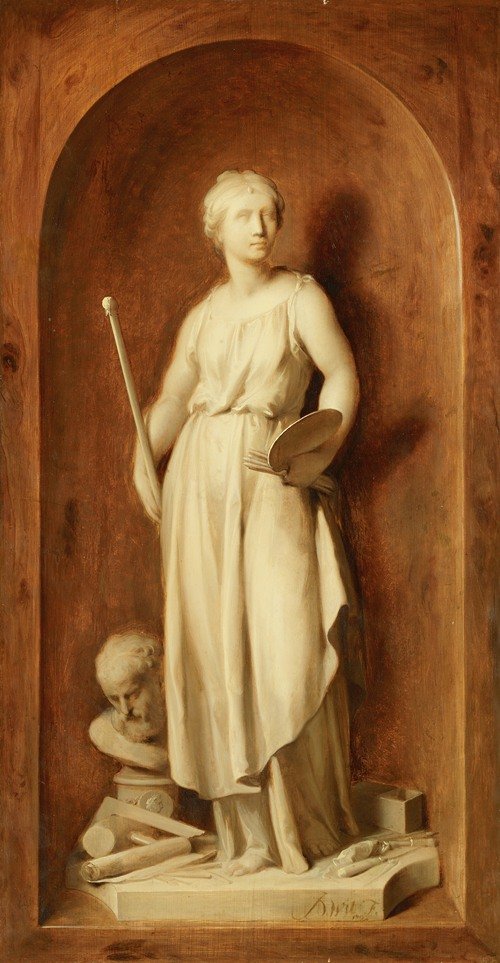 Pictura, allegory of painting (1752)