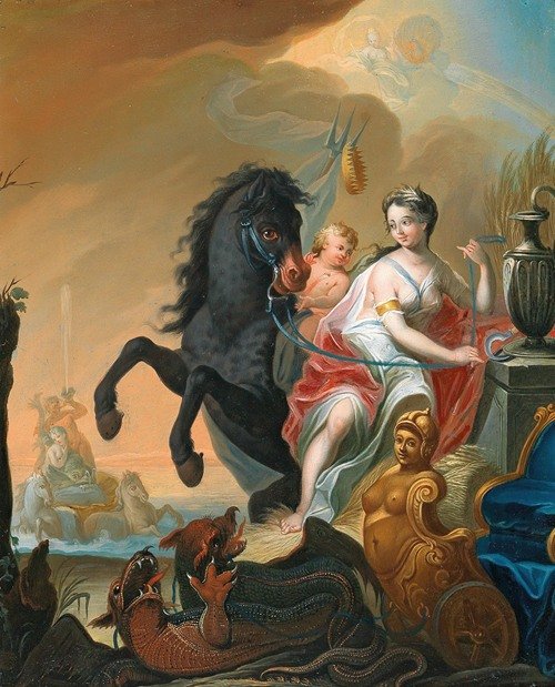 Hercules saving Hesione (1741) — Josef Adam Ritter von Mölck