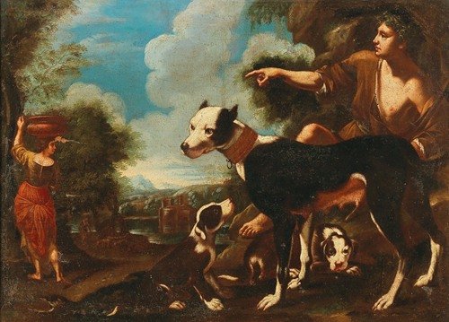 Cephalus and Procris (17th Century) — Roman School