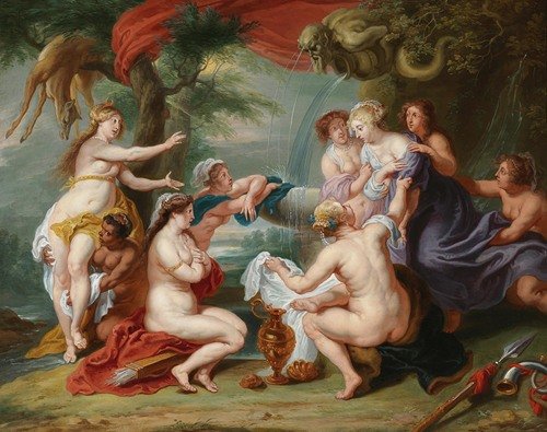 Diana discovering Callisto’s pregnancy