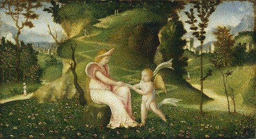 Venus and Cupid in a Landscape (c. 1505-1515)