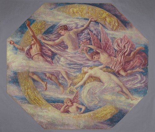 Diana and Her Attendants among the Constellations (ca. 1894) — Francis Lathrop
