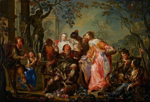 The Pleasures of the Seasons; Autumn (c. 1730) — Johann Georg Platzer