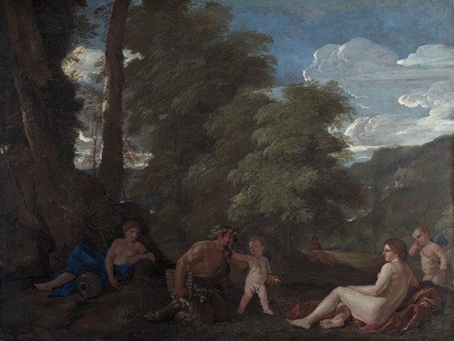 Nymphs and a Satyr (Amor Vincit Omnia) (c. 1625-1627)