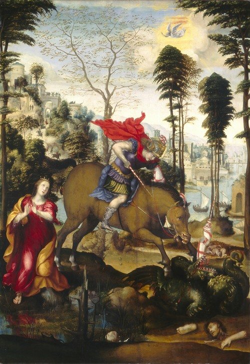 Saint George and the Dragon (probably 1518)