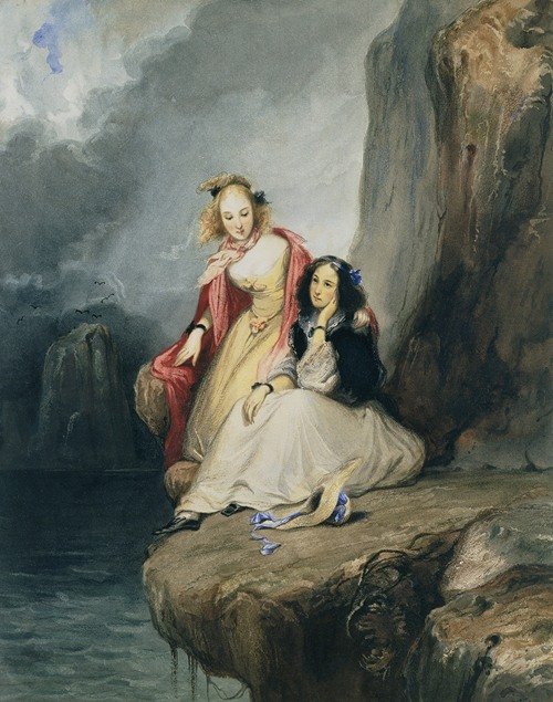 Minna and Brenda (c. 1833)