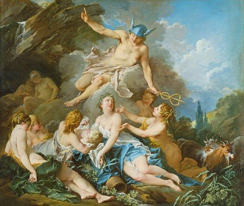 Mercury confiding the Infant Bacchus to the Nymphs (c. 1732 – 1734)