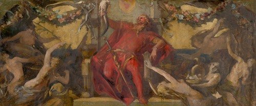 (Study for the Decorative Panel) Gambrinus (1875–1884)
