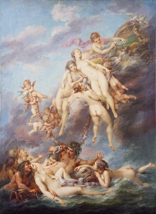 The Birth of Venus (after Boucher) (c. 1750 – 1770)