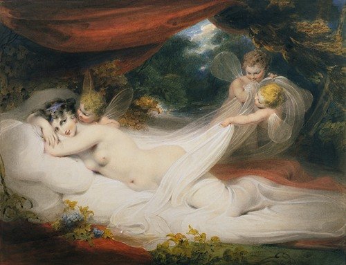 Nymph and Cupids (Probably 1793)