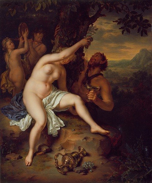 Bacchanalian Scene (1700) — Willem Van Mieris