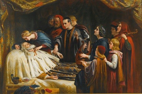 The Awakening Of King Lear By The Kiss Of Cordelia (1850)