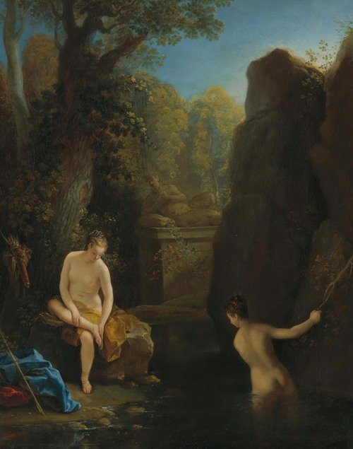 DIANA AND A NYMPH BATHING