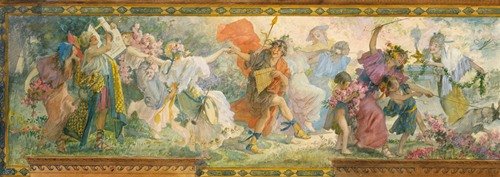Bacchanale Revel, Pan and Procession (ca. 1916)