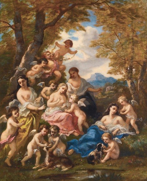 Nymphes Et Amours (1854)