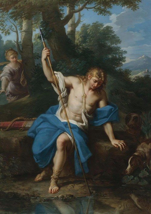 Narcissus And Echo — Placido Costanzi
