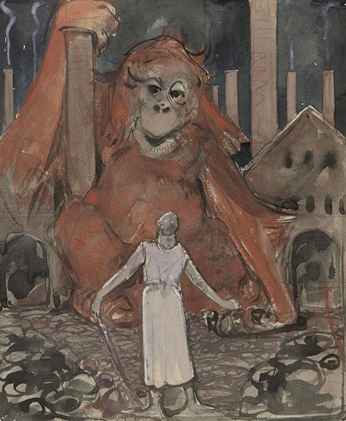 Ridder en reuzenaap (1908)
