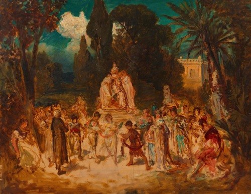 Huldigung für Hans Makart (around 1880–1890)
