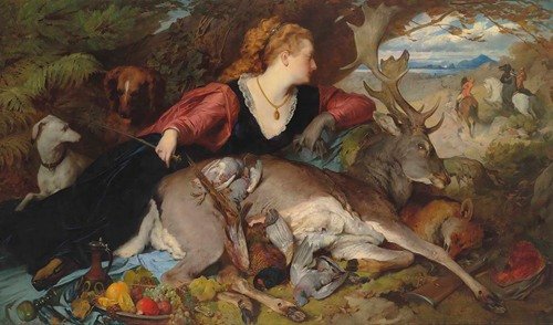 Diana amongst the spoils of the hunt (1872)