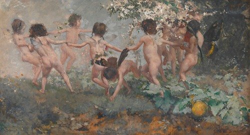 Reigen,Tanz (around 1895)