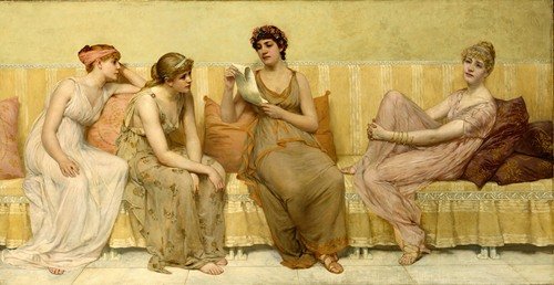 Reading the Story of Oenone (ca. 1883)