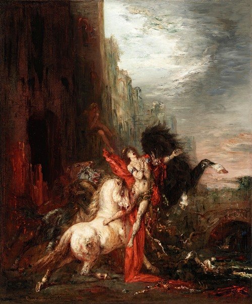 Diomedes Devoured by His Horses (1865-1870)
