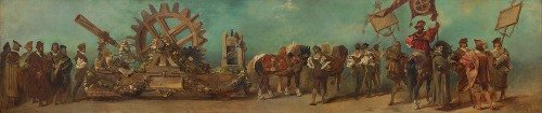 Entwurf zum Festzug 1879 – Die Maschinenbauer und Mechaniker (1879)