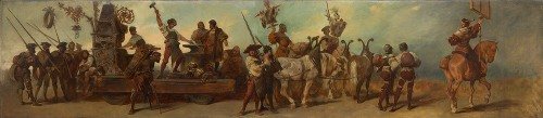 Entwurf zum Festzug 1879 – Die Schmiede (1879)