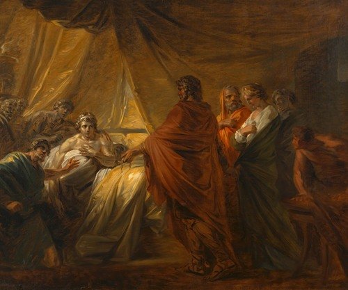 Antiochus und Stratonice und der Arzt Erasistratos (1789–1790)