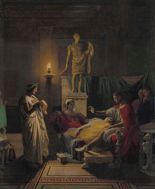 Virgil Reading from the Aeneid (1864)