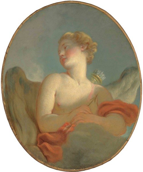 ‘L’Amour’; said to be a Portrait of Marie Catherine Colombe (1751-1830) as Cupid