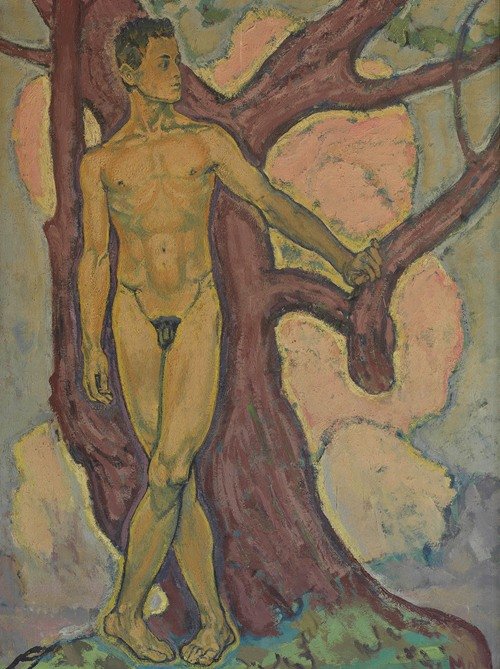Allegorie Jüngling (around 1914)