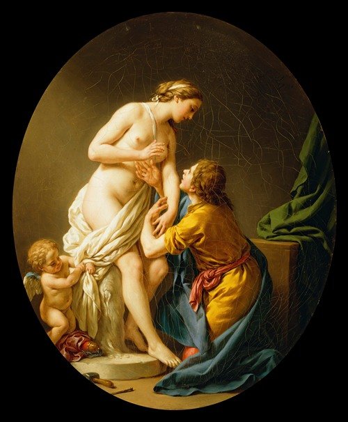 Pygmalion and Galatea (1781)