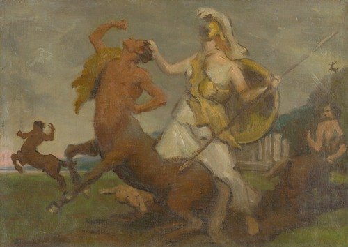 Pallas Athena Fighting Centaurs (1900)