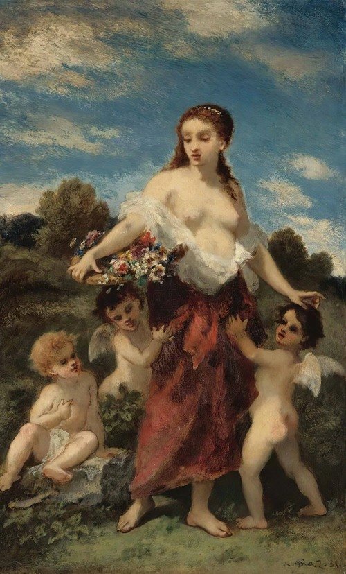 Flore Saisie Par L’amour Or L’innocence En Danger (1851)