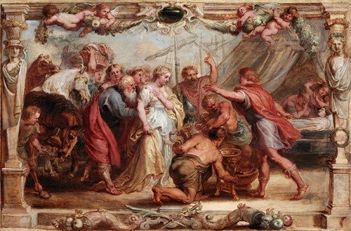 Briseis Given Back to Achilles (between 1630 and 1631)
