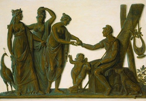 The Judgement Of Paris In The Manner Of The Antique