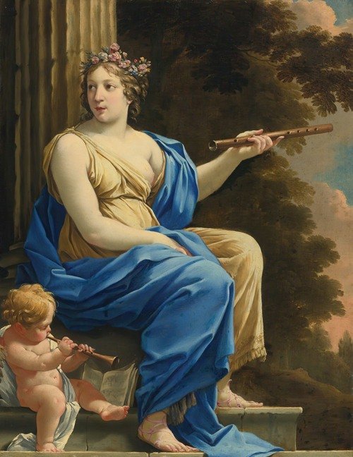 Euterpe, The Muse Of Music And Lyric Poetry