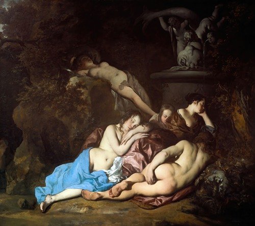 Nymphs by a Fountain (early 1650s)