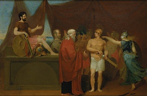Quarrel of Achilles and Agamemnon (ca. 1832)