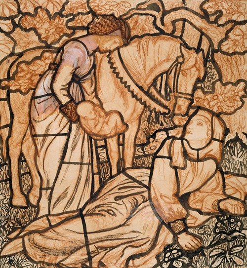 The Birth of Tristram (1861)