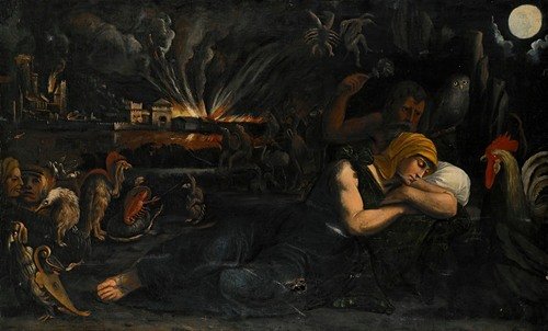 Allegory of night (16th century) — Ferrarese School
