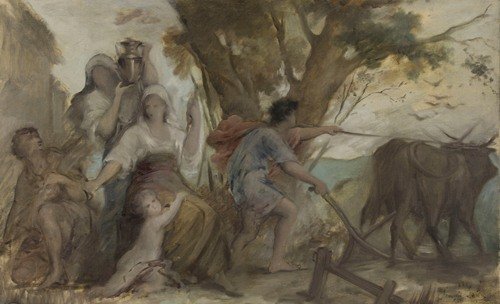 Maternité et labourage (1880)