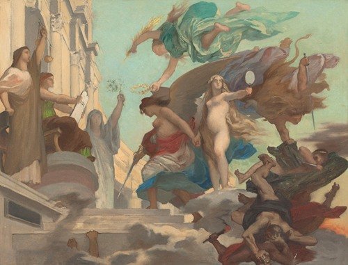 La Liberté victorieuse se soumet à la loi (1879)