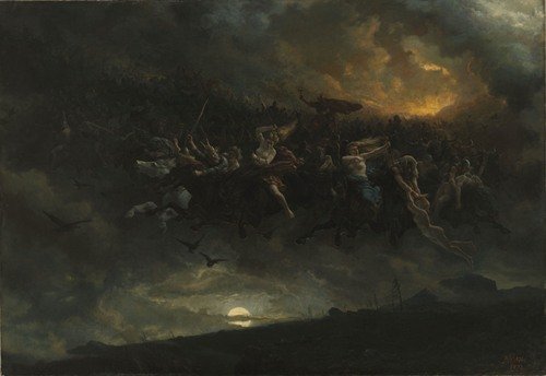 The wild Hunt of Odin (1872)