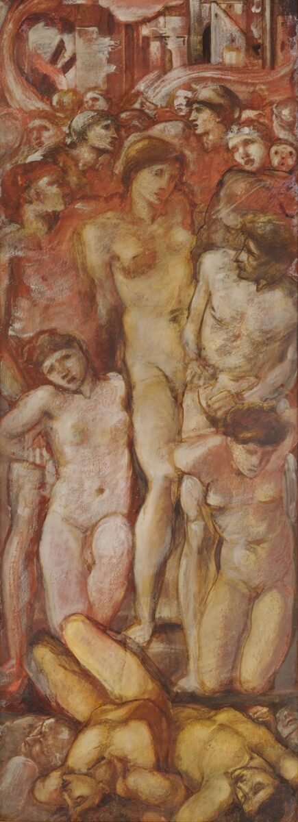 Helen Captive in Burning Troy (1870-72)