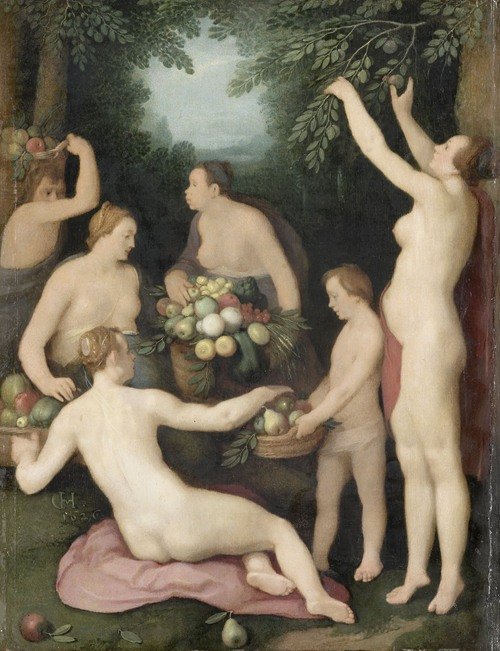 Pomona Receiving the Harvest of Fruit (1626)