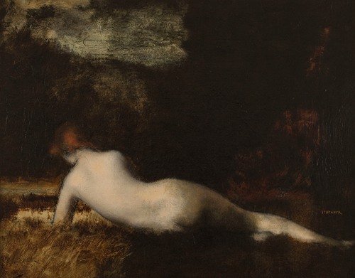 Nymphe couchée (1887) — Jean-Jacques Henner